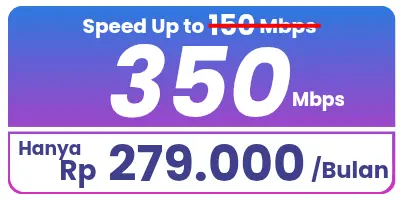 Paket Internet xlsatu 350Mbps